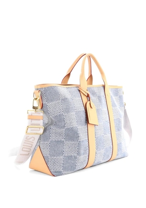 Louis Vuitton Pre-Owned Weekend NM Damier 3D Denim tote bag - Blue
