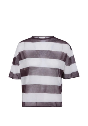 Antonelli striped short-sleeved T-shirt - White