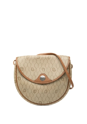 Christian Dior Pre-Owned 20th Century Honeycomb Coated Canvas crossbody bag - Brown