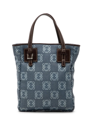 Loewe Pre-Owned 2003 Anagram Denim handbag - Blue
