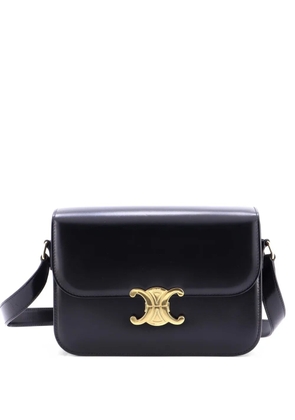 Celine Pre-Owned Triomphe Shoulder Bag Smooth Calfskin Medium crossbody bag - Black