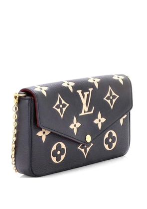 Louis Vuitton Pre-Owned Felicie Pochette Bicolor Monogram Empreinte Giant crossbody bag - Black