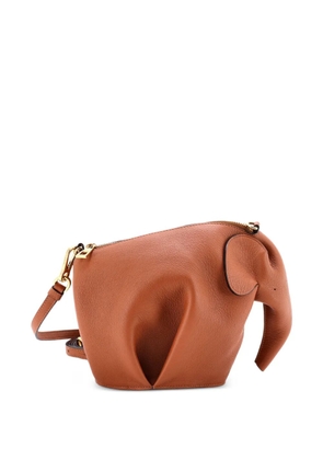Loewe Pre-Owned Elephant Leather Mini crossbody bag - Brown