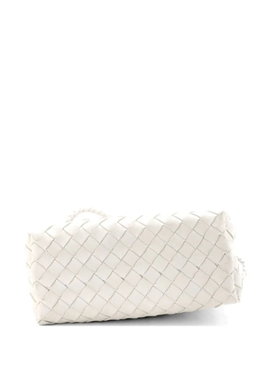 Bottega Veneta Pre-Owned Andiamo Top Handle Bag Intrecciato Nappa Small satchel - White