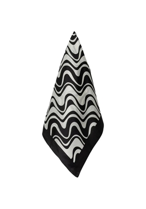 Kurt Geiger London square pattern scarf - Black