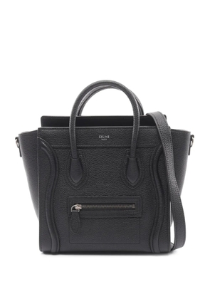 Celine Pre-Owned 2010-2026 Nano Leather Luggage Tote satchel - Black