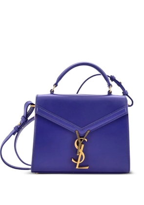 Saint Laurent Pre-Owned Cassandra Top Handle Bag Leather Mini shoulder bag - Blue