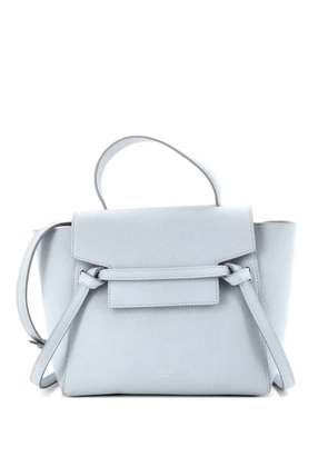 Celine Pre-Owned Belt Bag Textured Leather Nano shoulder bag - Blue