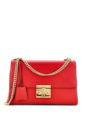 Gucci Pre-Owned Padlock Leather Medium shoulder bag - Red