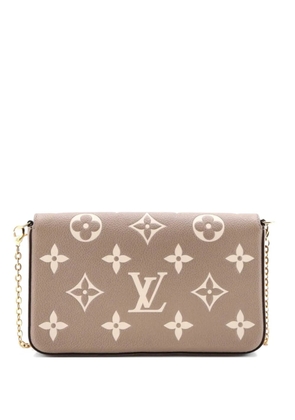 Louis Vuitton Pre-Owned Felicie Pochette Bicolor Monogram Empreinte Giant crossbody bag - Neutrals