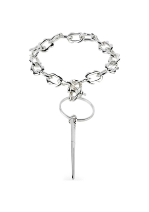 Parts of Four chain totem necklace - Silver