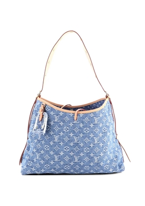Louis Vuitton Pre-Owned CarryAll Monogram Denim MM hobo bag - Blue