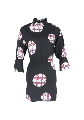 Armani Exchange patterned mini dress - Black