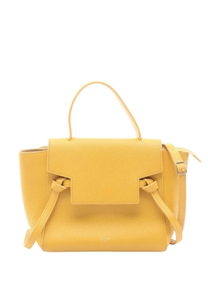Celine Pre-Owned 2010-2026 Nano Grained Calfskin Belt Bag satchel - Yellow