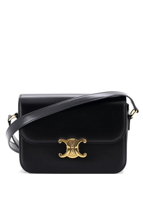 Celine Pre-Owned Triomphe Shoulder Bag Smooth Calfskin Medium crossbody bag - Black