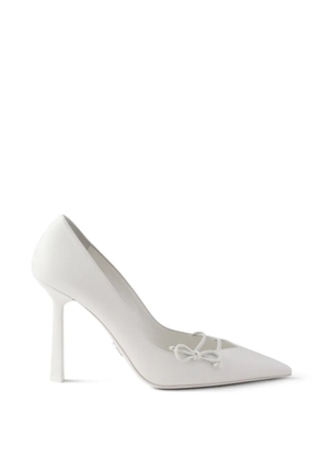 Prada leather pumps - White