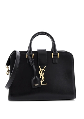 Saint Laurent Pre-Owned Monogram Cabas Leather Baby satchel - Black