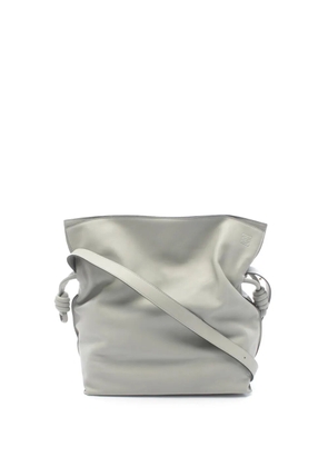 Loewe Pre-Owned 2010-2026 Large Calfskin Flamenco Knot Clutch tote bag - Grey