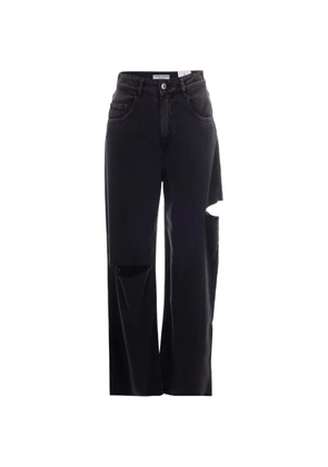 ICON DENIM cut-out jeans - Black