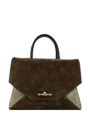 Givenchy Pre-Owned Obsedia Nubuck Medium satchel - Green