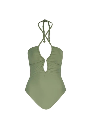 Juan de Dios braided swimsuit - Green