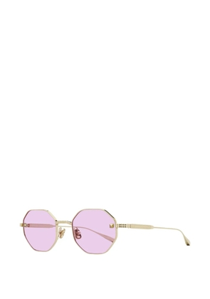 VALENTINO GARAVANI EYEWEAR Rockstud geometric sunglasses - Gold