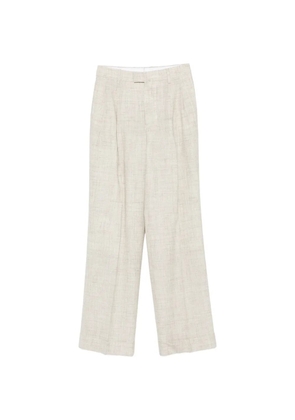 Berwich Simona pleated trousers - Neutrals