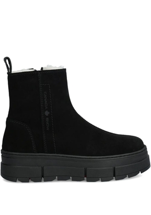 CANADA SNOW Mount Fiona platform suede boots - Black