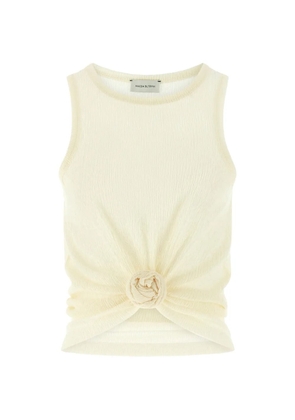 Magda Butrym knot-detail tank top - Neutrals
