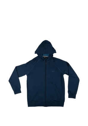 BOSS hooded zip-fastening sweatshirt - Blue