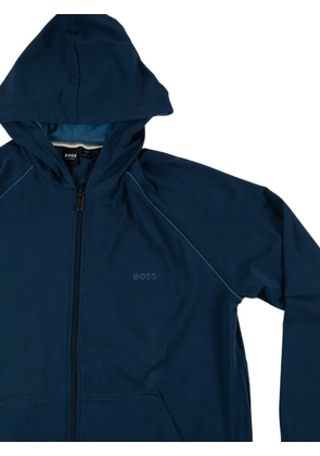 BOSS hooded zip-fastening sweatshirt - Blue