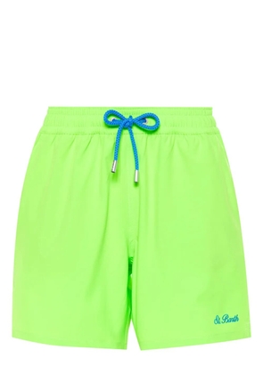 MC2 Saint Barth logo-embroidered swim shorts - Green
