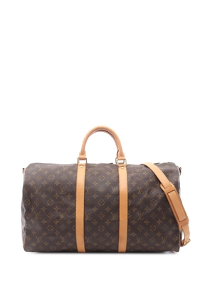 Louis Vuitton Pre-Owned 2000 Monogram Keepall Bandouliere 50 travel bag - Brown