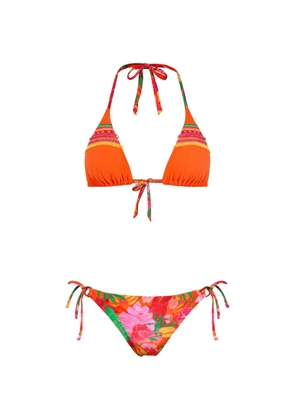BANANA MOON floral-print bikini (set of two) - Orange