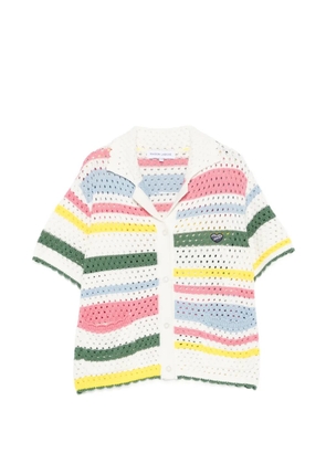 Maison Labiche Souchier striped knit shirt - White