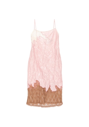 Andersson Bell embroidered lace midi dress - Pink
