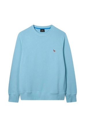 PS Paul Smith zebra-motif crew-neck sweatshirt - Blue