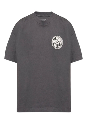 AllSaints logo-print T-Shirt - Grey