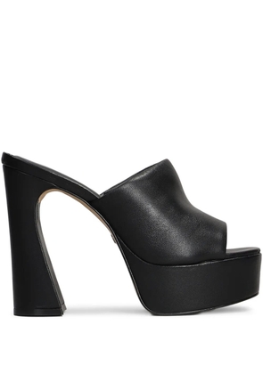 CARRANO 125mm leather sandals - Black