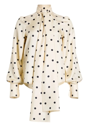 Patou Lavallière blouse - Neutrals