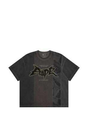 AAPE BY *A BATHING APE® patchwork print T-shirt - Black