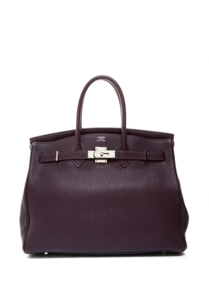 Hermès Pre-Owned 2006 35 Birkin leather tote bag - Purple