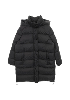 Burberry Pre-Owned 2010s monogram hooded coat - Black