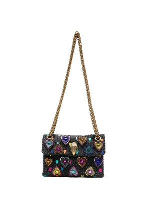 Kurt Geiger mini Kensington heart embellished shoulder bag - Black