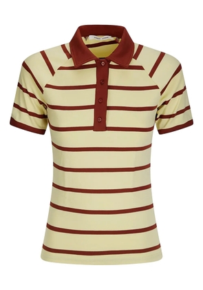 SAMSOE SAMSOE Saamy striped polo shirt - Yellow