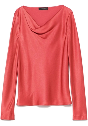 Alberta Ferretti satin blouse - Pink