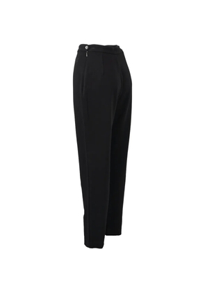 Gianfranco Ferré Pre-Owned logo-embroidered trousers - Black