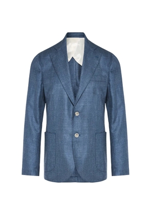 Barba buttoned blazer - Blue