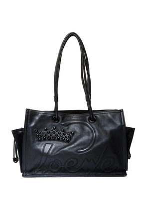 Loewe Pre-Owned 2000s anagram leather tote bag - Black