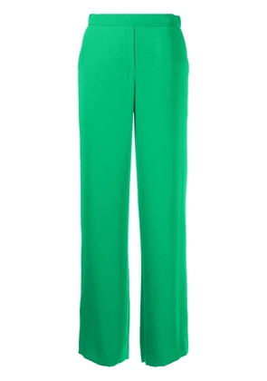 P.A.R.O.S.H. elasticated straight-leg trousers - Green